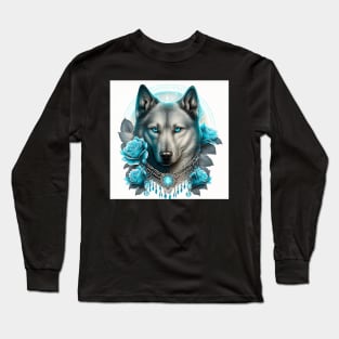 Gleaming Wolfdog Long Sleeve T-Shirt